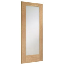 Load image into Gallery viewer, Pattern 10 Internal Oak Fire Door with Clear Glass - All Sizes - XL Joinery
