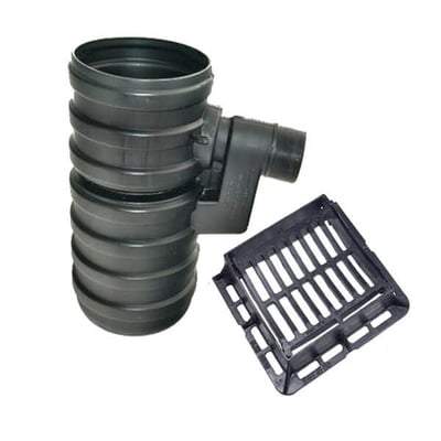 Yard Gully Set with Ductile Iron Gating - 40 Tonne x 450mm x 750mm x 160mm Outlet - PBSL Drainage