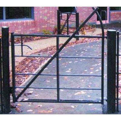 Galvanised Tubular Estate Gate incl Posts and Fittings - Jacksons Fencing