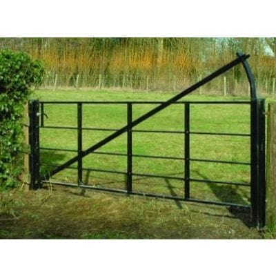 Galvanised Tubular Estate Gate incl Posts and Fittings - Jacksons Fencing
