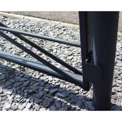 Galvanised Tubular Estate Gate incl Posts and Fittings - Jacksons Fencing