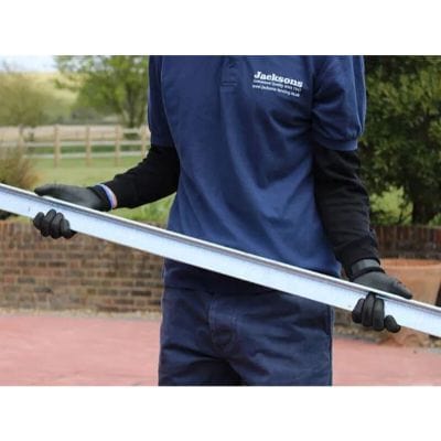 Mi-T Post - Galvanised 50mm x 50mm x 2.7m incl 12 Screws - Jacksons Fencing