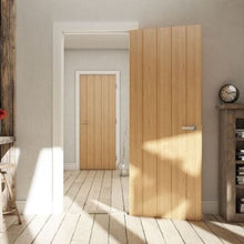 Load image into Gallery viewer, Galway Unfinished Oak Internal Fire Door FD30 - All Sizes - Deanta
