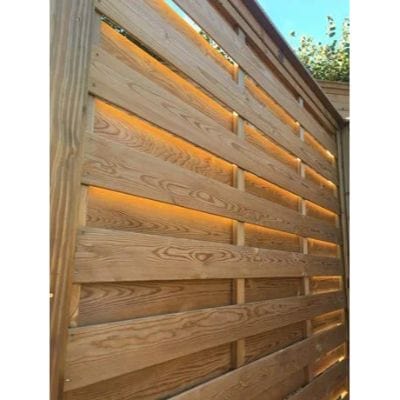 Level Top Hit and Miss Fence Panel (Horizontal Boards) - All Sizes