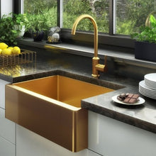 Load image into Gallery viewer, Excel 1 Bowl Stainless Steel Belfast Style Kitchen Sink - Ellsi
