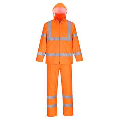 Hi-Vis Packaway Rainsuit - All Sizes - Portwest Tools and Workwear