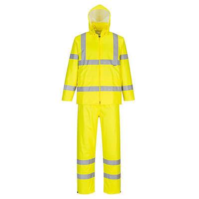 Hi-Vis Packaway Rainsuit - All Sizes - Portwest Tools and Workwear