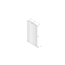 Load image into Gallery viewer, Forest Heavy Duty Dome Top Tongue &amp; Groove Gate x 6ft (h) - Forest Garden
