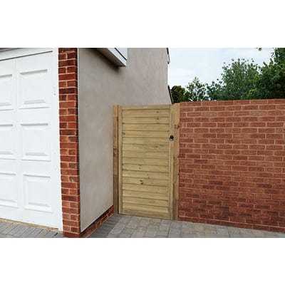 Forest Horizontal Tongue & Groove Gate x 6ft (h) - Forest Garden