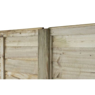 Forest Reeded Slotted Post 8ft (240cm x 9.4cm x 9.4cm) - Forest Garden