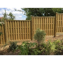 Load image into Gallery viewer, Level Top Hit and Miss Fence Panel (Vertical Boards) - All Sizes - Jacksons Fencing
