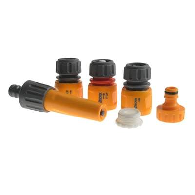 2412 30m Freestanding Compact Hose Reel + 25m of 12.5mm Hose - Hozelock