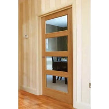 Load image into Gallery viewer, Humber Oak Glazed Internal Door - All Sizes - JB Kind
