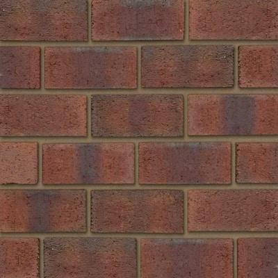Burntwood Red Rustic Brick 65mm x 215mm x 102.5mm (Pack of 316) - Ibstock Building Materials