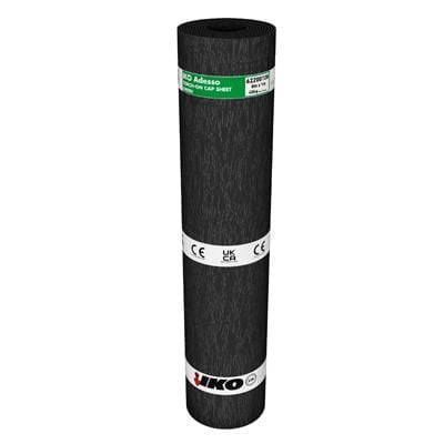 IKO Adesso Polyester Torch-On Cap Sheet - 8m x 1m (8m2 Roll) (Pallet of 30) - All Colours - IKO Roofing