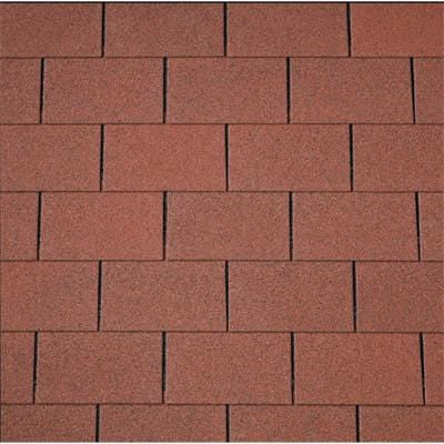 IKO Armourglass Plus - Square Butt Bitumen Roof Shingles - Tile Red