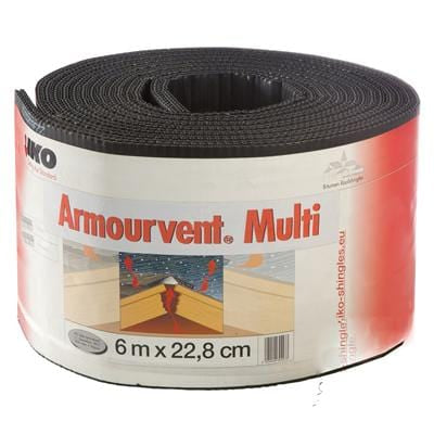 IKO Armourvent Multi Ventilation Strip 228mm x 6m - IKO Roofing