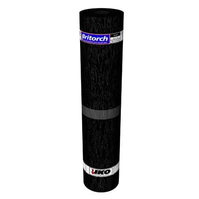 IKO Britorch SBS Non-Woven Torch-On Cap Sheet - 8m x 1m (8m2 Roll) (Pallet of 25) - All Colours - IKO Roofing