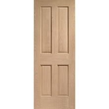 Load image into Gallery viewer, Victorian 4 Panel Internal Oak Door - All Sizes - XL Joinery
