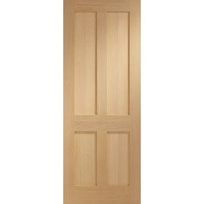 Victorian Shaker 4 Panel Internal Oak Door - All Sizes - XL Joinery