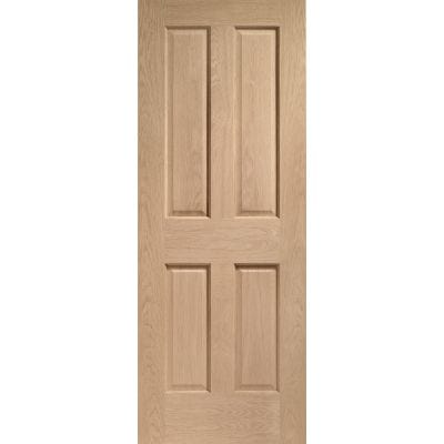 Victorian 4 Panel Internal Oak Fire Door - All Sizes - XL Joinery