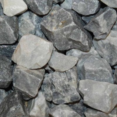 50mm - 70mm - Ice Blue Rock Stones (850kg Bag) - Build4less