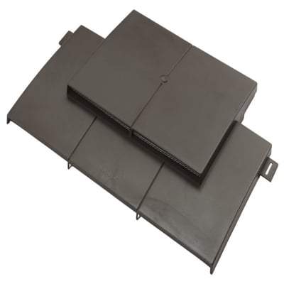 Clay Plain Tile Vent (9000mm2 Ventilation) - Brown