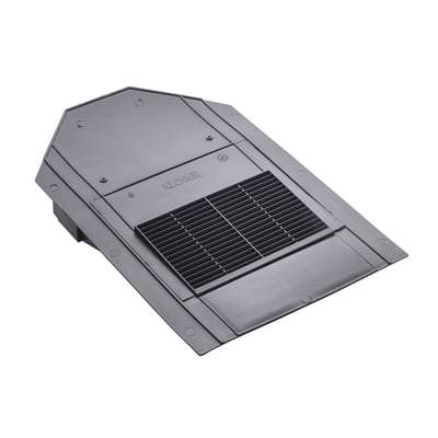 Mini Uni-Line Slate Vent With Adaptor - All Colours - Klober Roofing