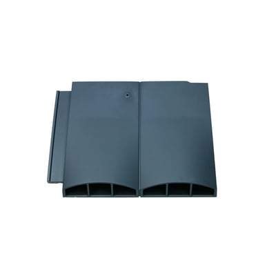 Profile-Line Twin Plain Tile Vent - Slate Grey