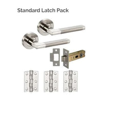 Load image into Gallery viewer, Seattle Polished Satin Stainless Steel Latch Pack - JB Kind
