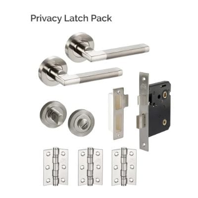 Seattle Polished Satin Stainless Steel Latch Pack - JB Kind