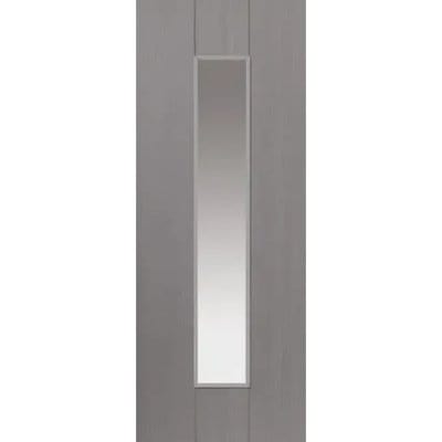 Ardosia Slate Grey Painted Glazed Internal Door - All Sizes - JB Kind