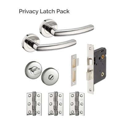 Raven Polished Steel Latch Pack - JB Kind