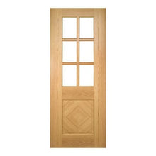 Load image into Gallery viewer, Kensington Prefinished Oak Bevelled Glaze Internal Door - All Sizes - Deanta
