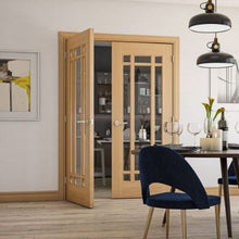 Load image into Gallery viewer, Kerry Unfinished Oak Bevelled Glaze Internal Door - All Sizes - Deanta
