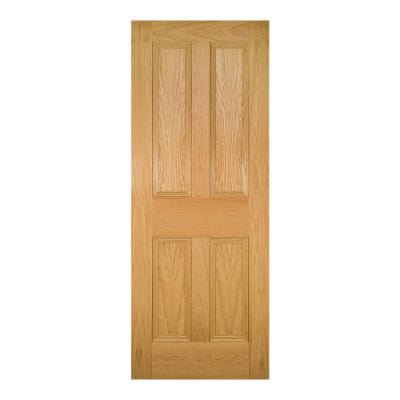 Kingston Unfinished Oak Internal Fire Door FD30 - All Sizes - Deanta
