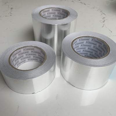 Aluminium Foil Tape - All Sizes - Klasse Tapes and Membranes