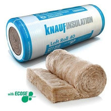 Load image into Gallery viewer, Knauf Earthwool Loft Roll 44 Combi-Cut - All Sizes - Knauf Earthwool Insulation
