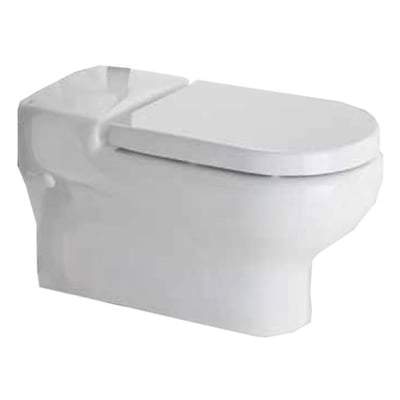 Compact Deluxe Rimless Wall Hung WC Pan in Alpine White - RAK Ceramics