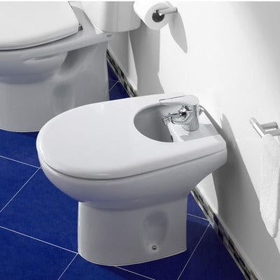 Laura White Back to Wall Bidet - Roca