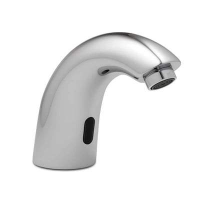 Compact Commercial Curved Deck Mounted Infra Red Tap in Chrome - RAK Ceramics