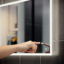 Load image into Gallery viewer, Amethyst LED Illuminated Landscape Mirror with Demister, Shavers Socket and Touch Sensor Switch - All Sizes - RAK Ceramics
