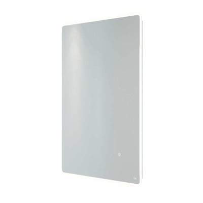 Amethyst LED Illuminated Portrait Mirror with Demister, Shavers Socket and Touch Sensor Switch - All Sizes - RAK Ceramics
