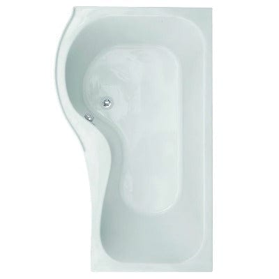 Compact P Shower Bath Set - Left Hand - Aqua