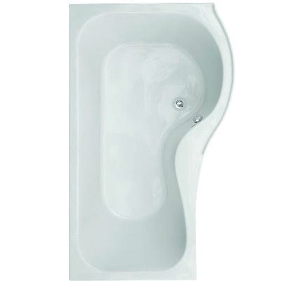 Compact P Shower Bath Set - Right Hand - Aqua