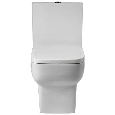 Bella Close Coupled Toilet (For use with Cistern) - Aqua
