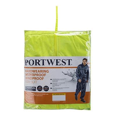 Essentials Rainsuit (2 Piece Suit) - All Sizes - Portwest Tools and Workwear