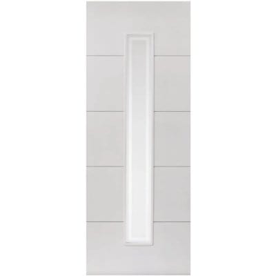 Dominion White Primed Glazed Internal Door - All Sizes - JB Kind