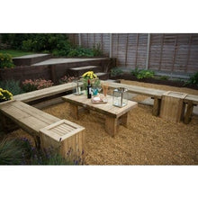 Load image into Gallery viewer, Forest Low Level Sleeper Table x 1.2m - Forest Garden
