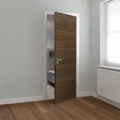 Lara Walnut Pre-Finished Internal Fire Door FD30 - All Sizes - JB Kind